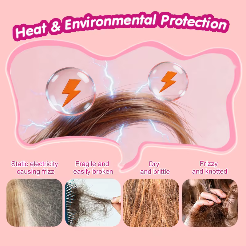 Spray démêlant pour cheveux d'enfants 100ml – Élixir revitalisant sans rinçage