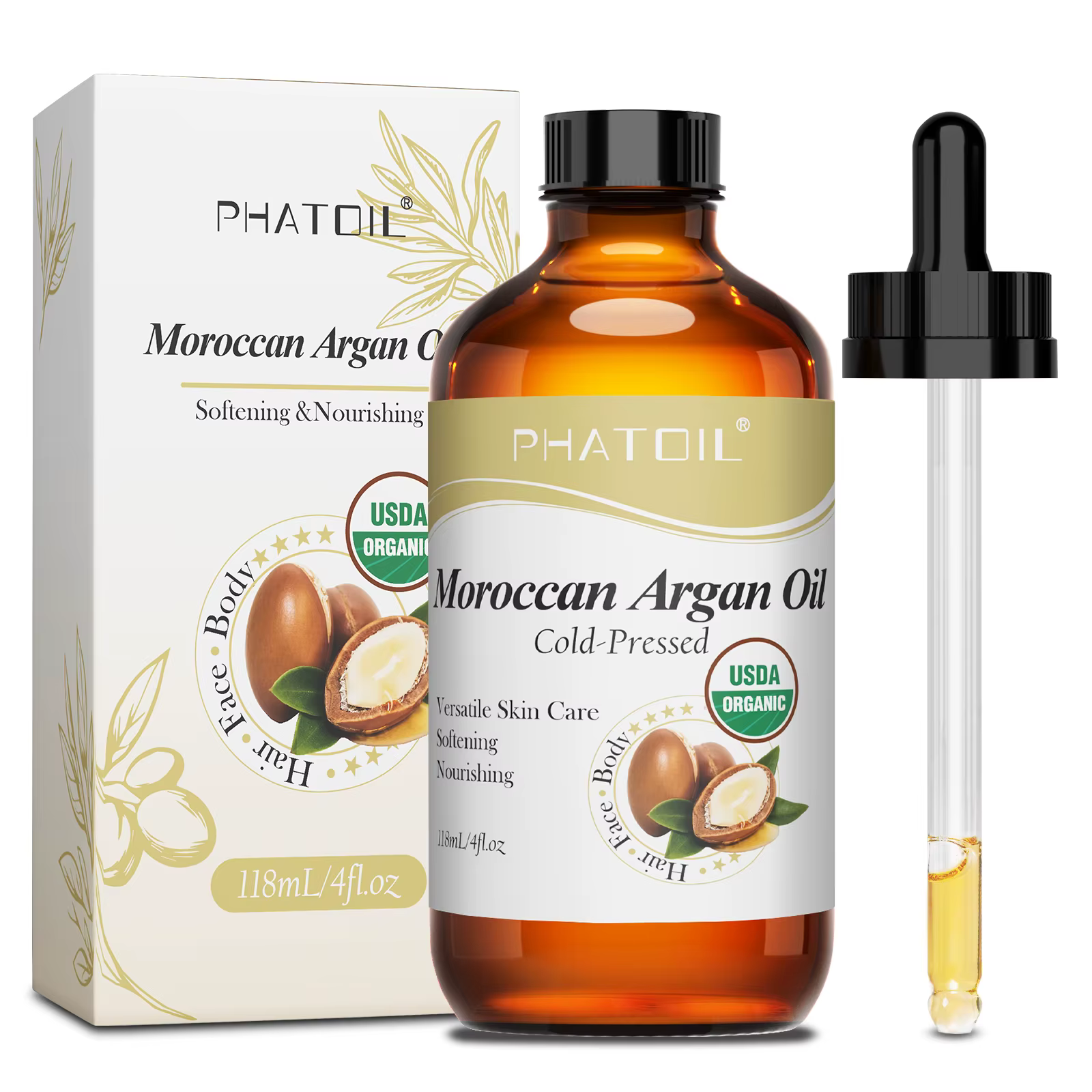 PHATOIL 118ml huile d'argan marocaine