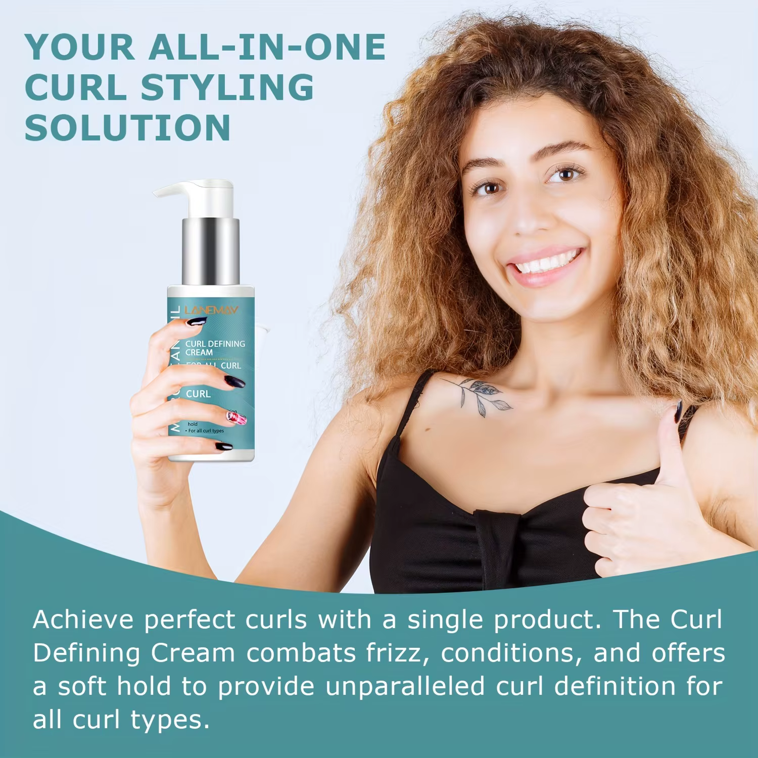 Crème professionnelle pour définir les boucles | Définition 48 heures