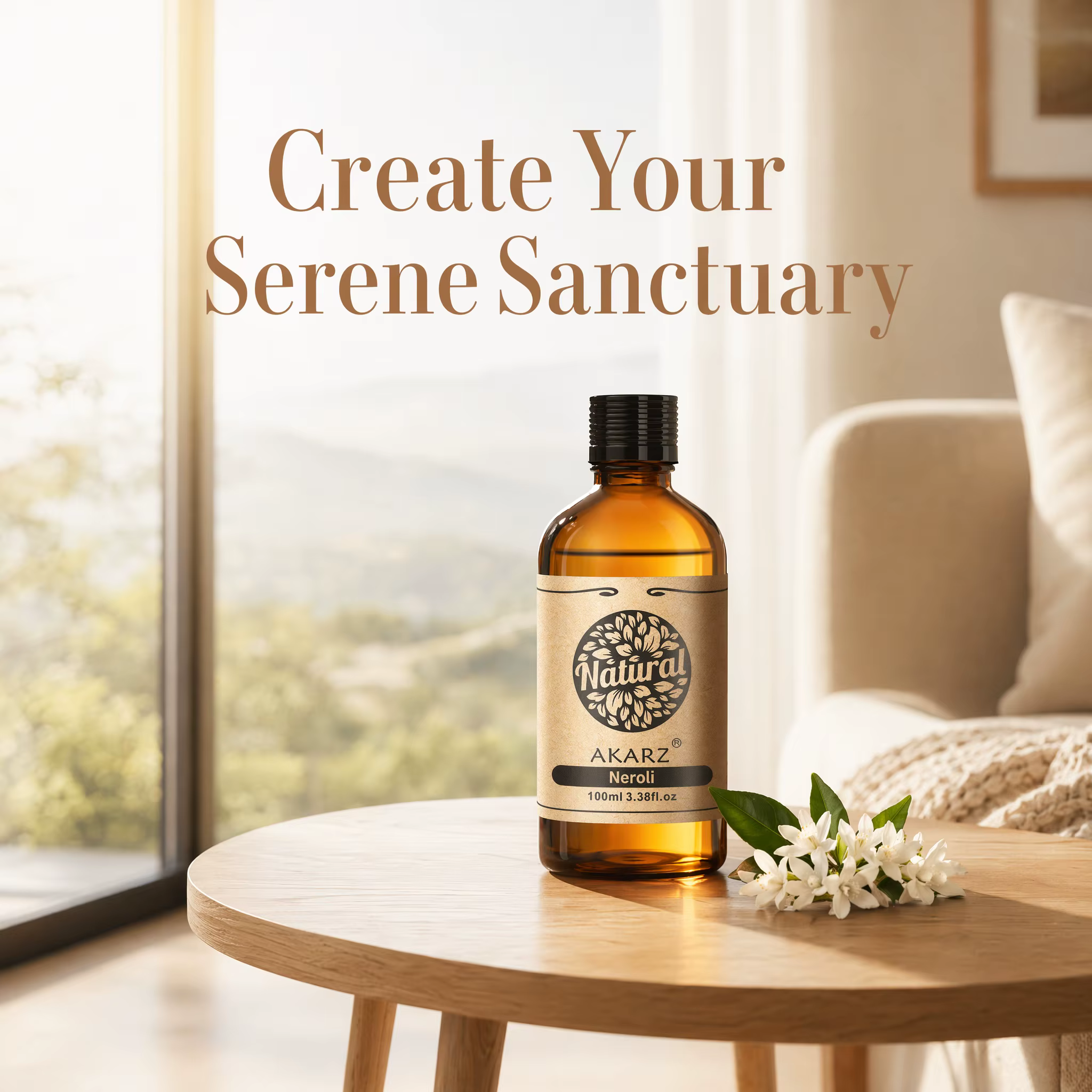 AKARZ huile de neroli pour diffuseur solubilité fait à la main bricolage savon parfums bougies parfums huile de parfum de qualité supérieure