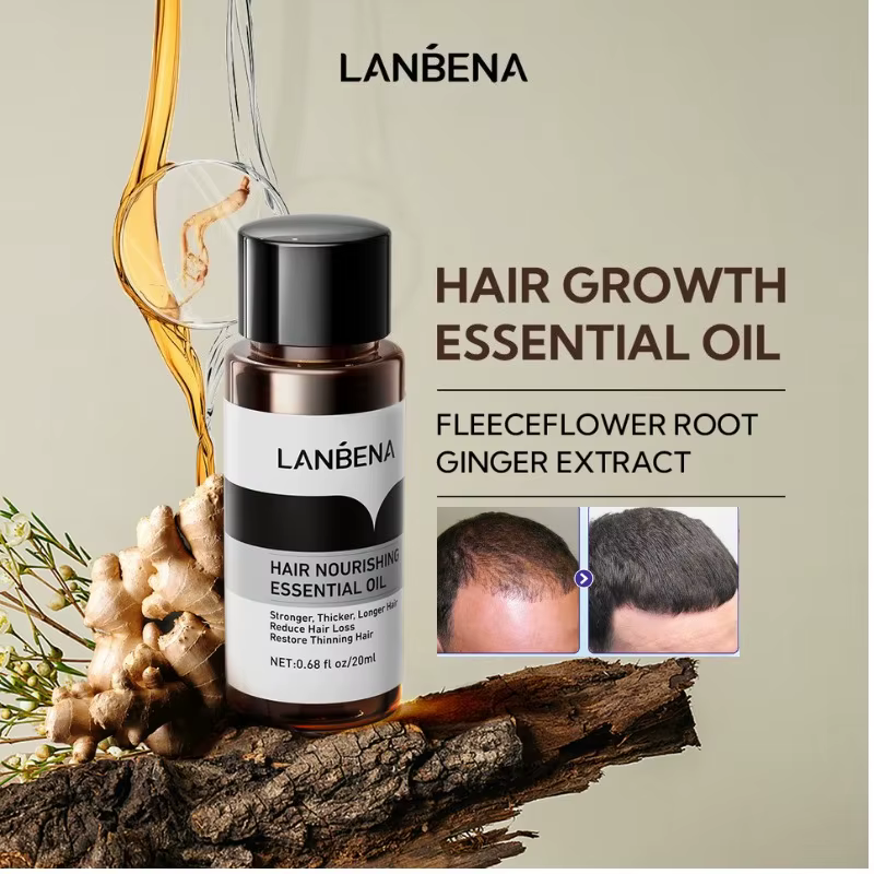 LANBENA huile essentielle nourrissante pour cheveux traitement Anti-perte
