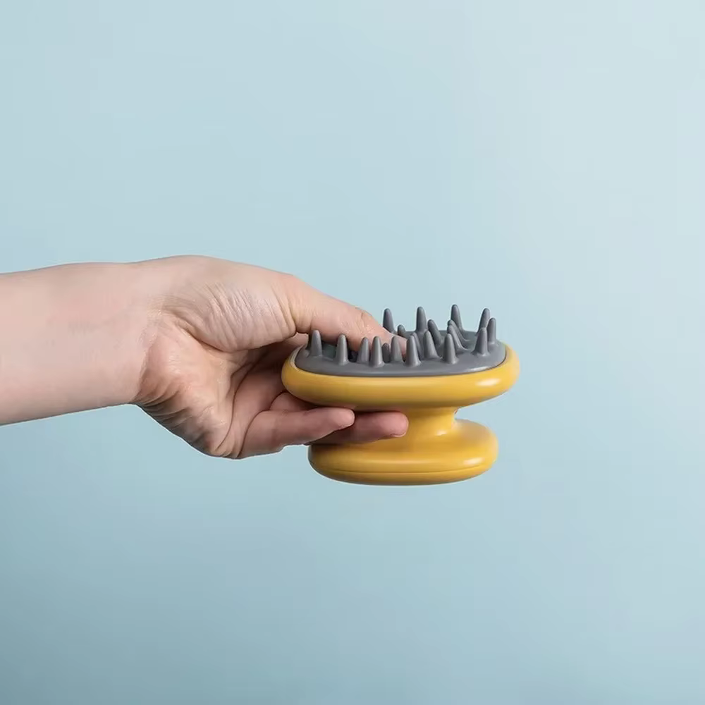 Brosse de massage du cuir chevelu en silicone