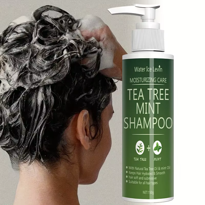 Shampoing à la menthe à l'arbre à thé