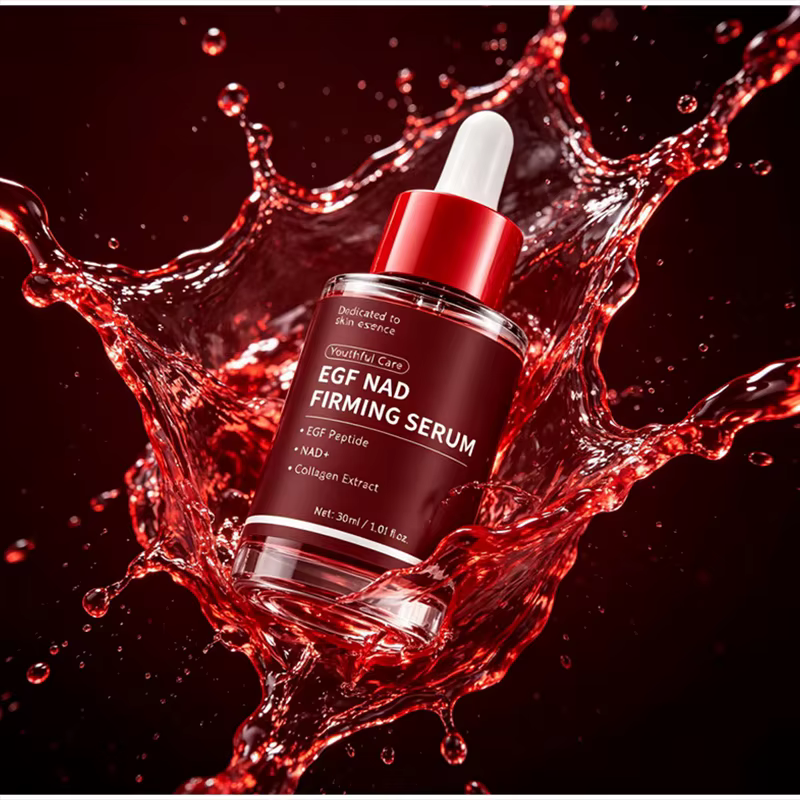 Sérum pour le visage au collagène EGF NAD 30 ml, essence raffermissante hydratante et nourrissante, aide à améliorer les ridules et à améliorer l'élasticité de la peau