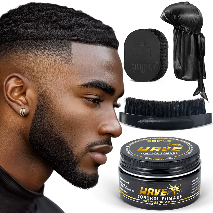 Kit de shampoing de lavage Wave Pomade 360 pour hommes