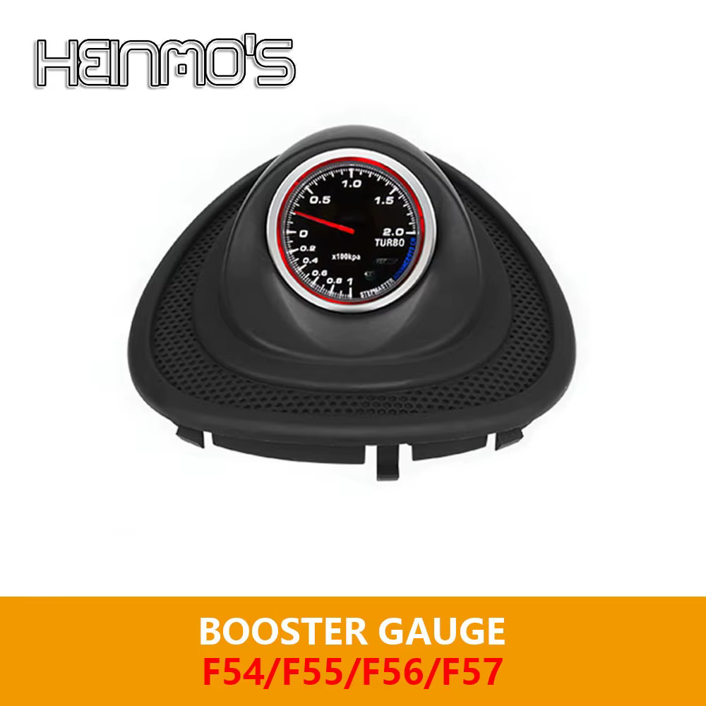 Jauge de température d'huile de sortie d'air de tableau de bord de voiture pour Mini Cooper F55 F56, jauge de température d'eau, jauge de suralimentation, accessoires de décoration intérieure