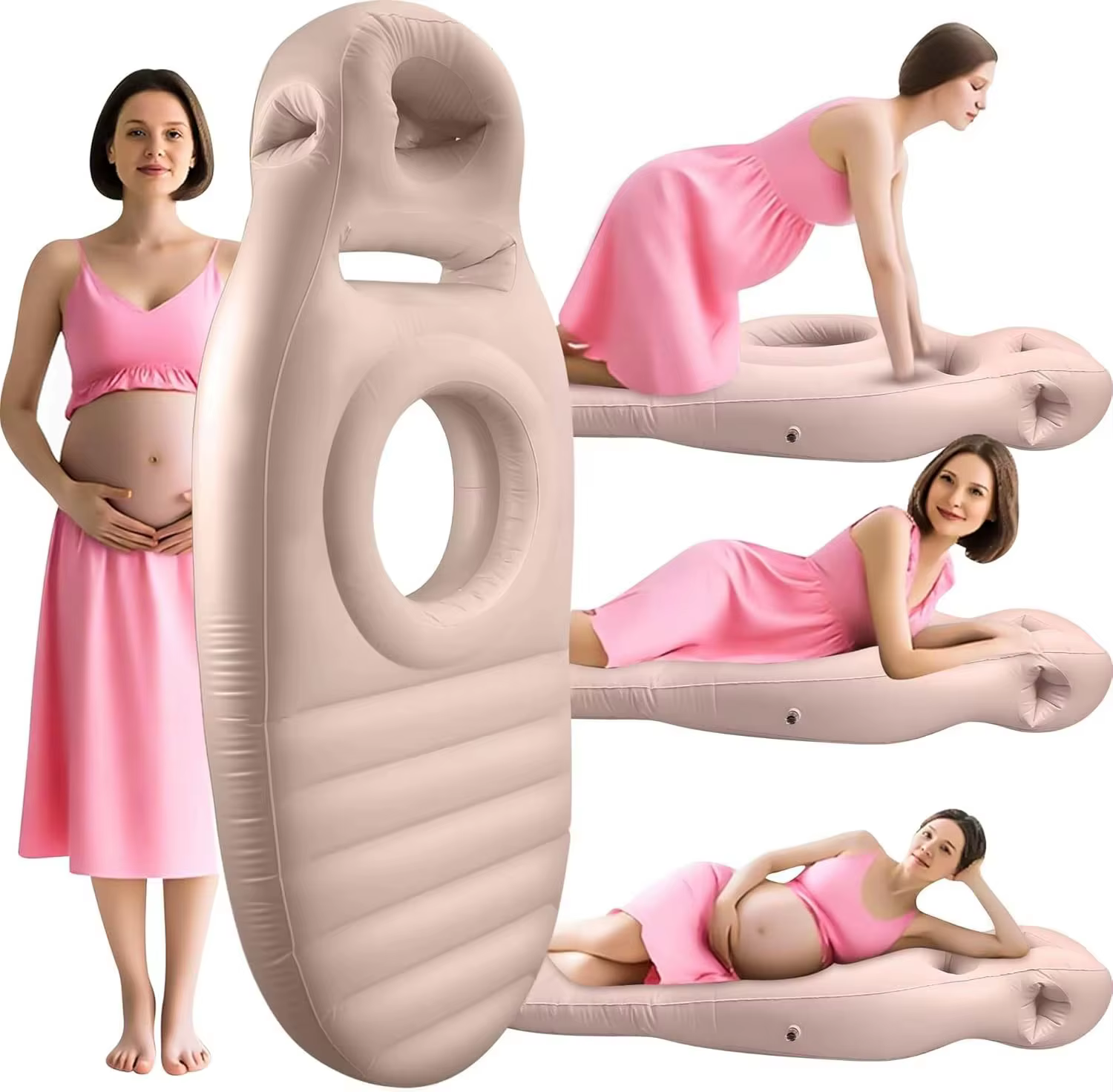 Oreillers gonflables adaptés aux femmes enceintes, tapis de yoga spécialement conçus pour les femmes enceintes, matelas gonflables, oreillers de maternité, oreillers de corps, couvertures pour dormir