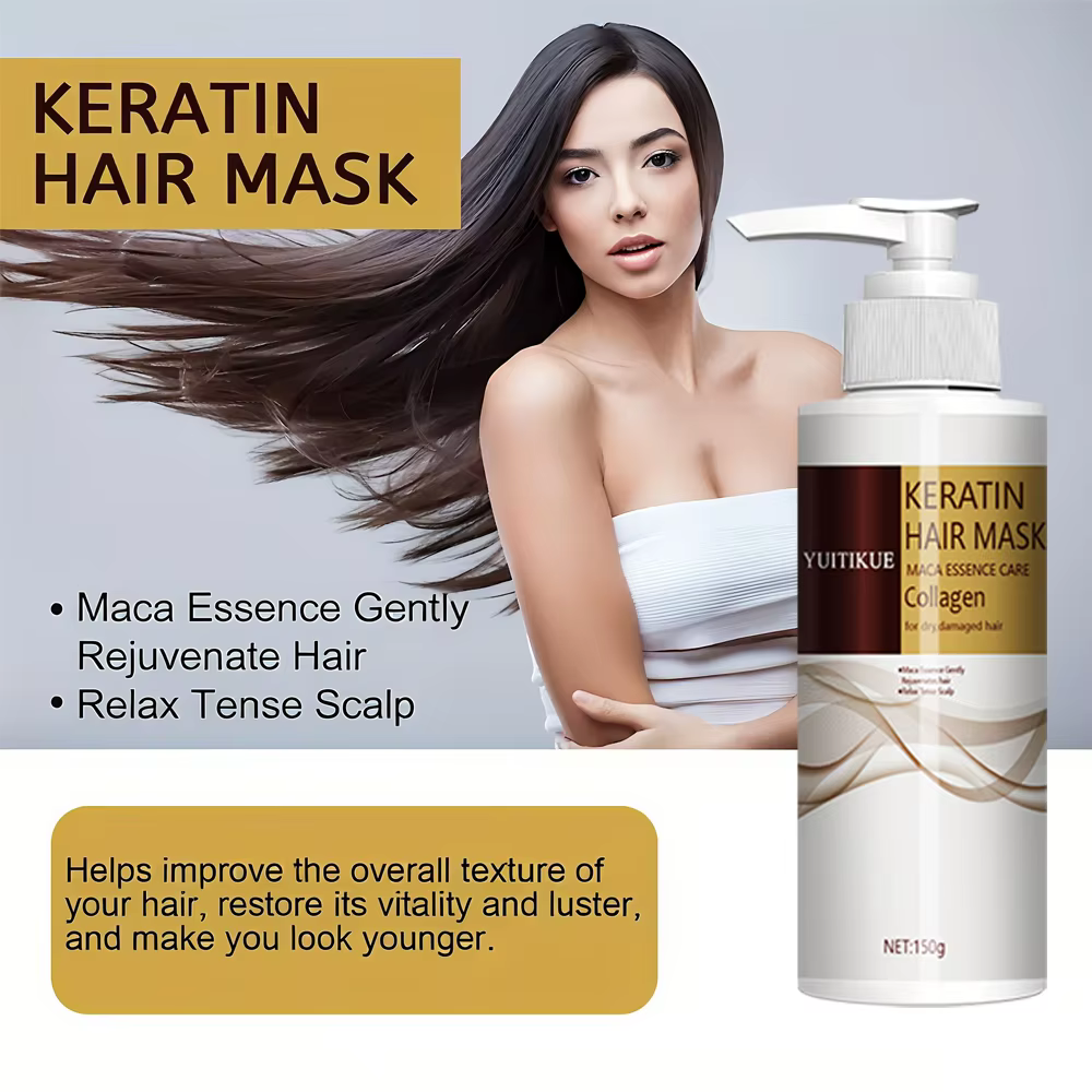 Masque capillaire à la kératine