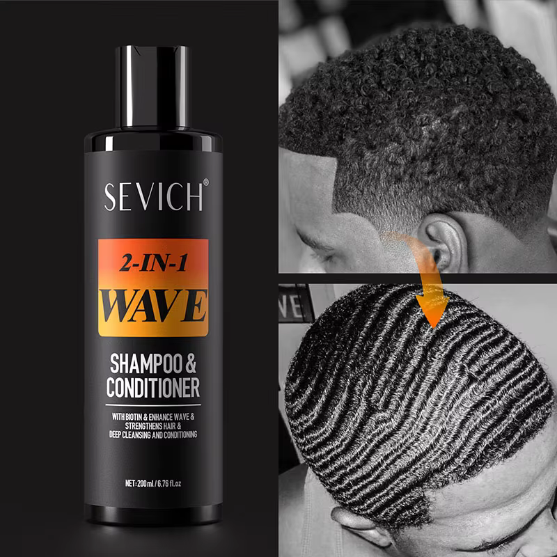 Shampoing ondulé à la biotine