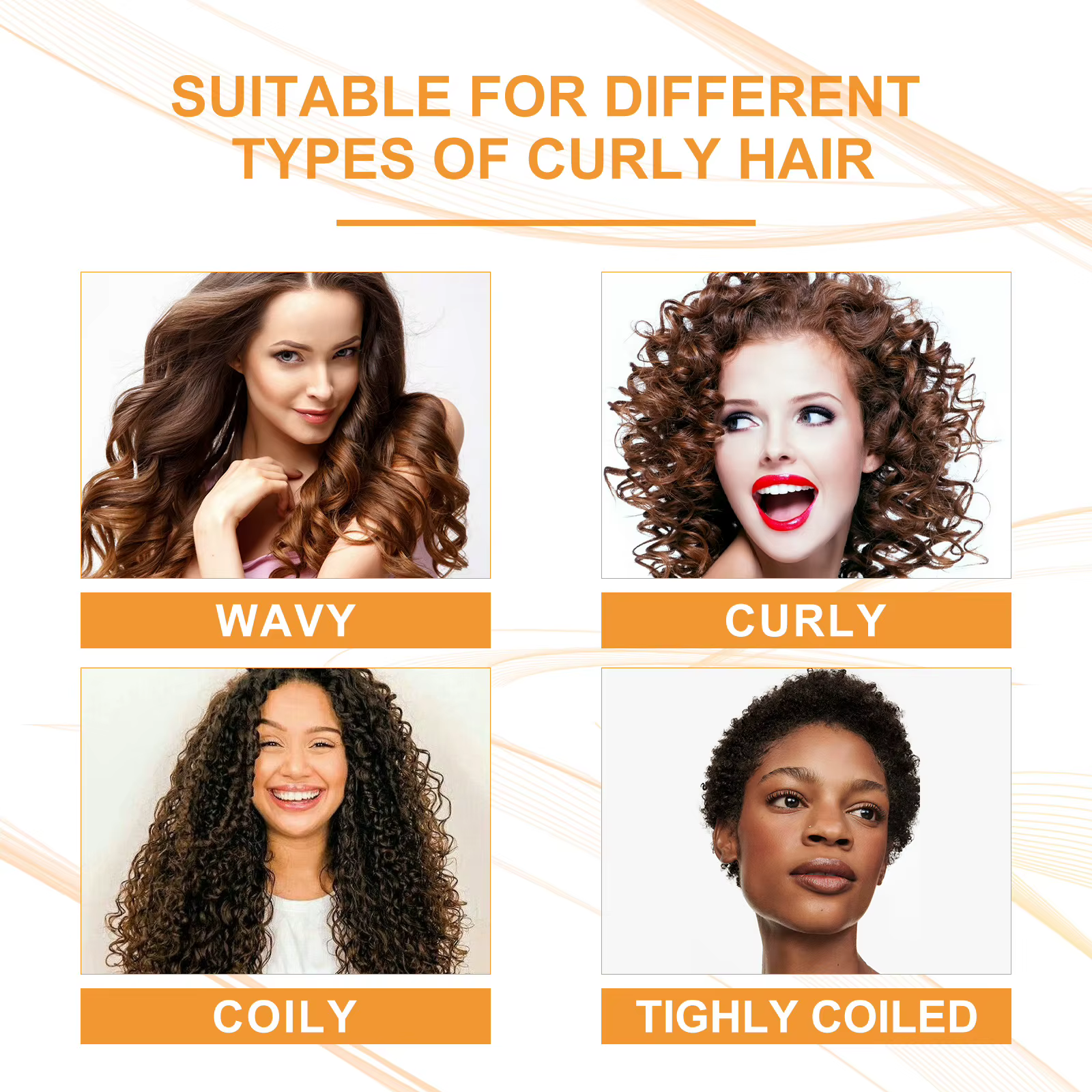 Crème volumisante pour cheveux bouclés