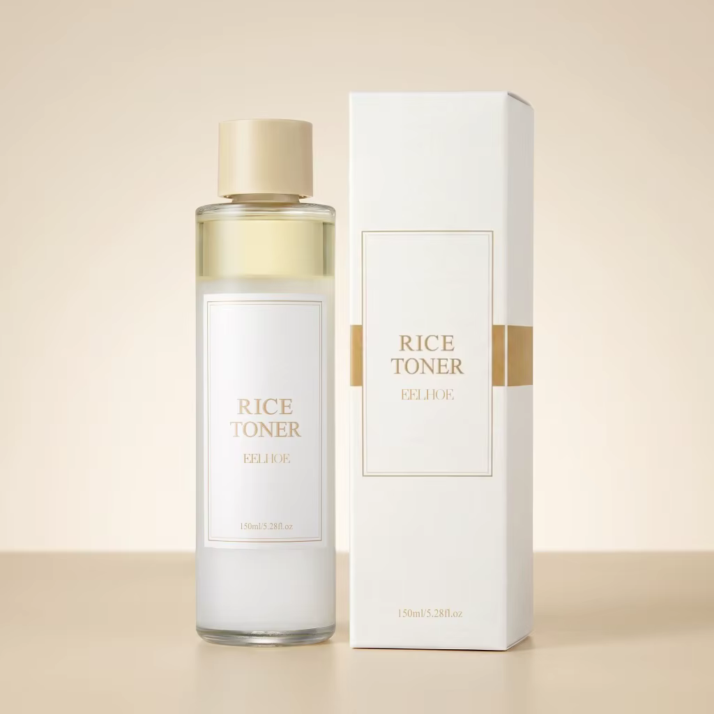 Tonique Hydratant Visage à l'Extrait de Riz – Équilibrant, Affinant les Pores, Adoucit les Peaux Rêches et Ternes, Léger, Absorption Rapide, Soin Quotidien du Visage