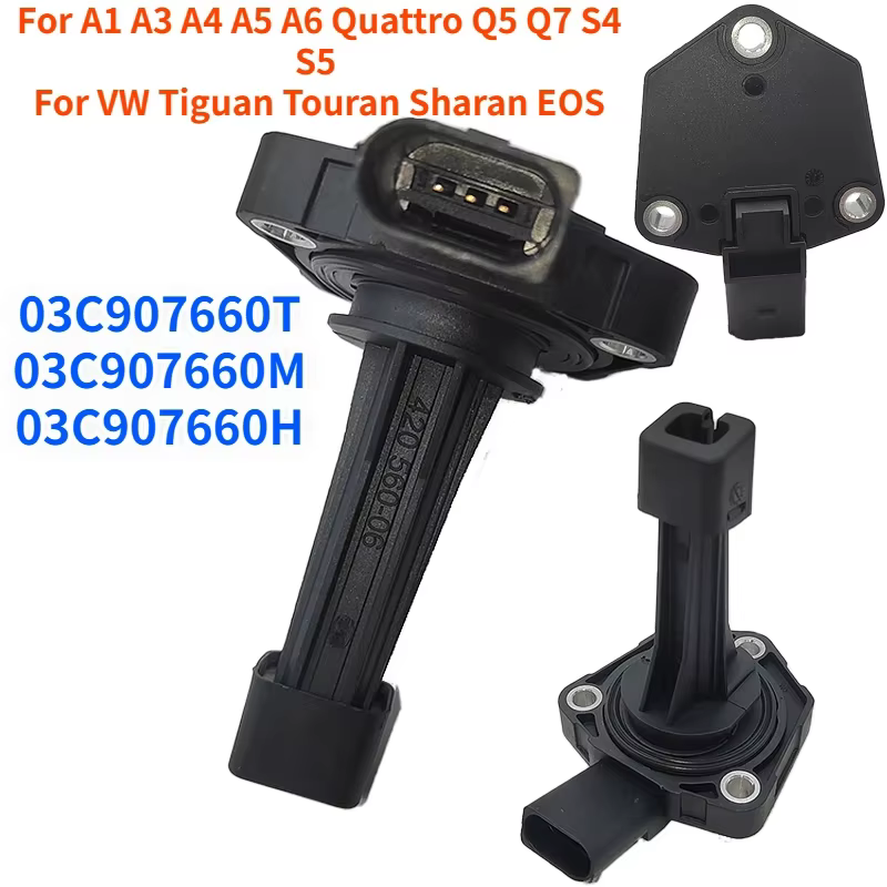 Capteur de niveau d'huile moteur pour voiture, pour A1 A3 A4 A5 horizon QufreshQ5 Q7 S4 S5 VW Tiguan Touran Sharan EOS, 03C907660T 03C907660M 03C907660H