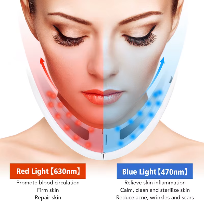 Éliminateur de double menton, Appareil de lifting électrique pour le visage, Masseur facial liftant, pour le remodelage du double menton et le raffermissement de la peau relâchée