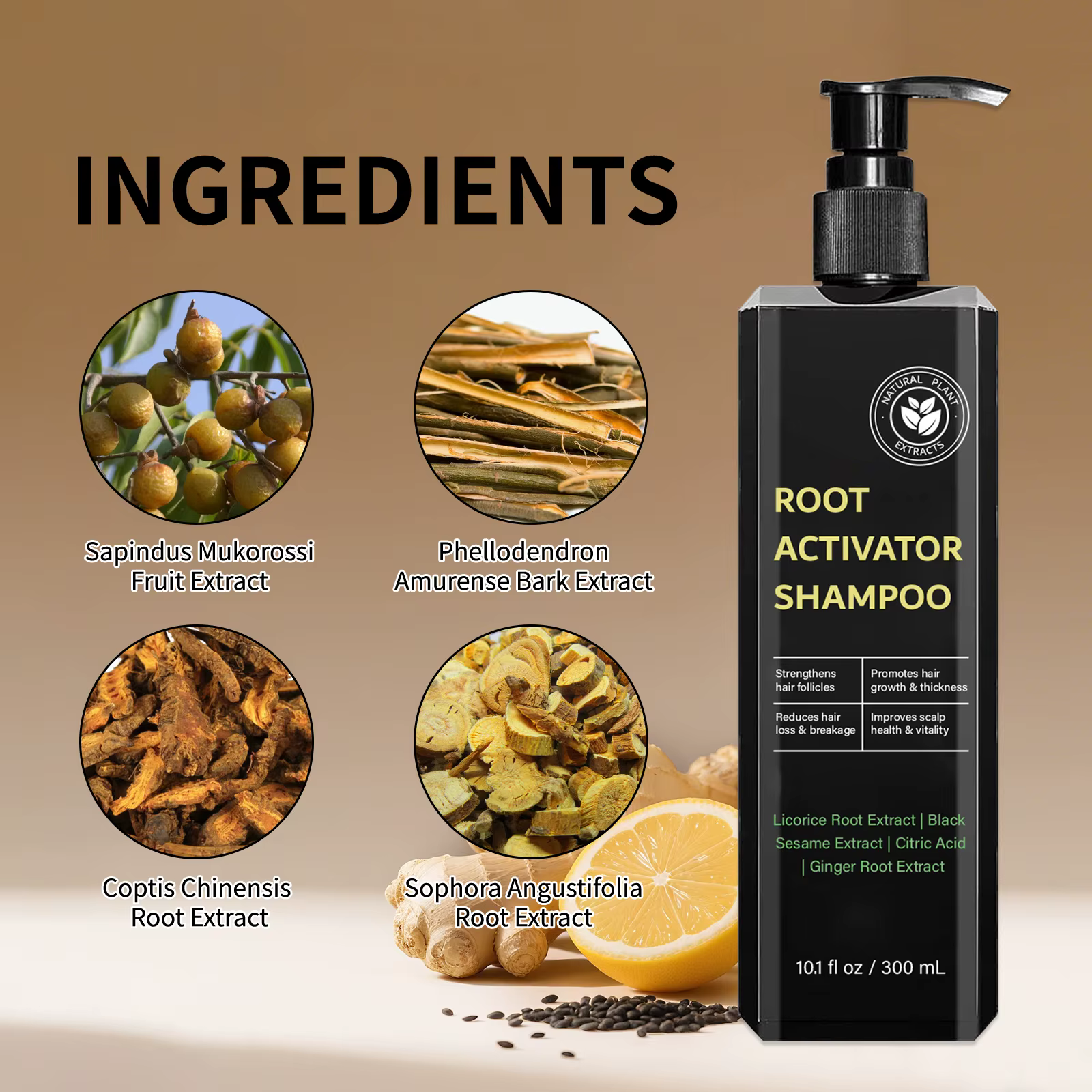 Shampoing Anti-calvitie épais
