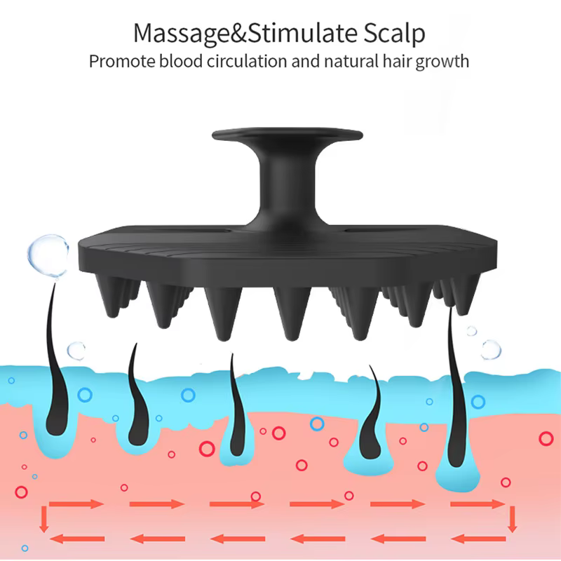 Brosse de Énergie en Silicone pour le Cuir oral elu