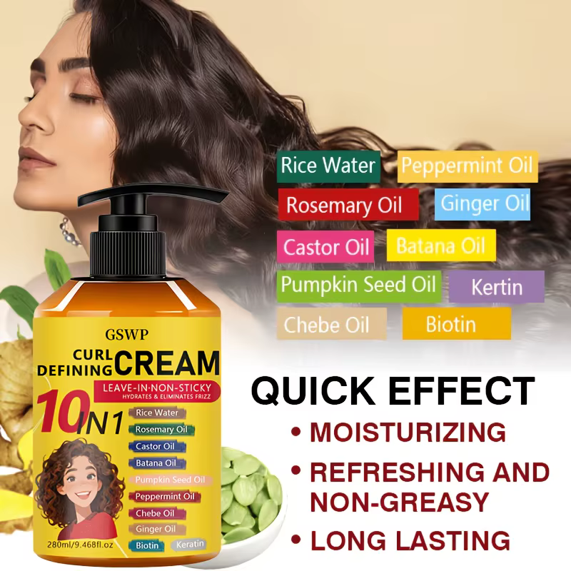 GSWP Crème Définition de Boucles 10-en-1 : Crée
