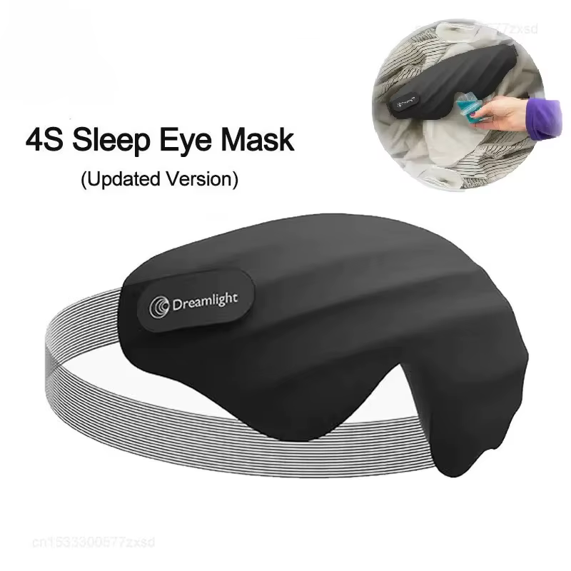 Masque de sommeil Dreamlight 3/4S, masque de sommeil stéréoscopique 3D, aide au sommeil pour hommes, femmes, adultes, pour dormir, bloquer la lumière, masque de sommeil de voyage