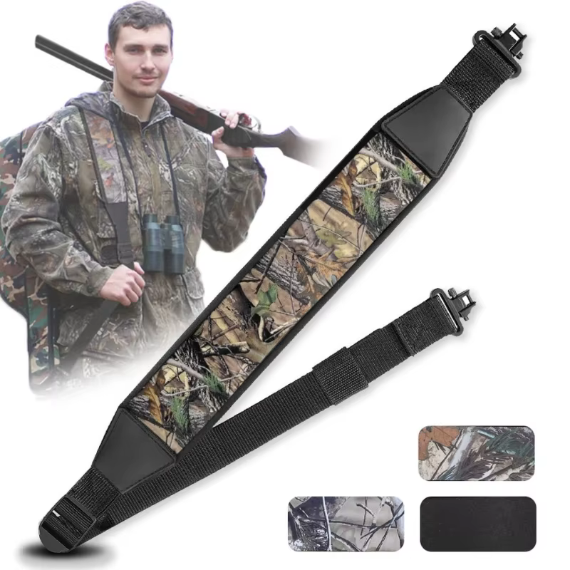Étuis de chasse harnais à 2 points avec émerillons épaulettes durables longueur de la sangle d'épaule bretelles réglables en Nylon