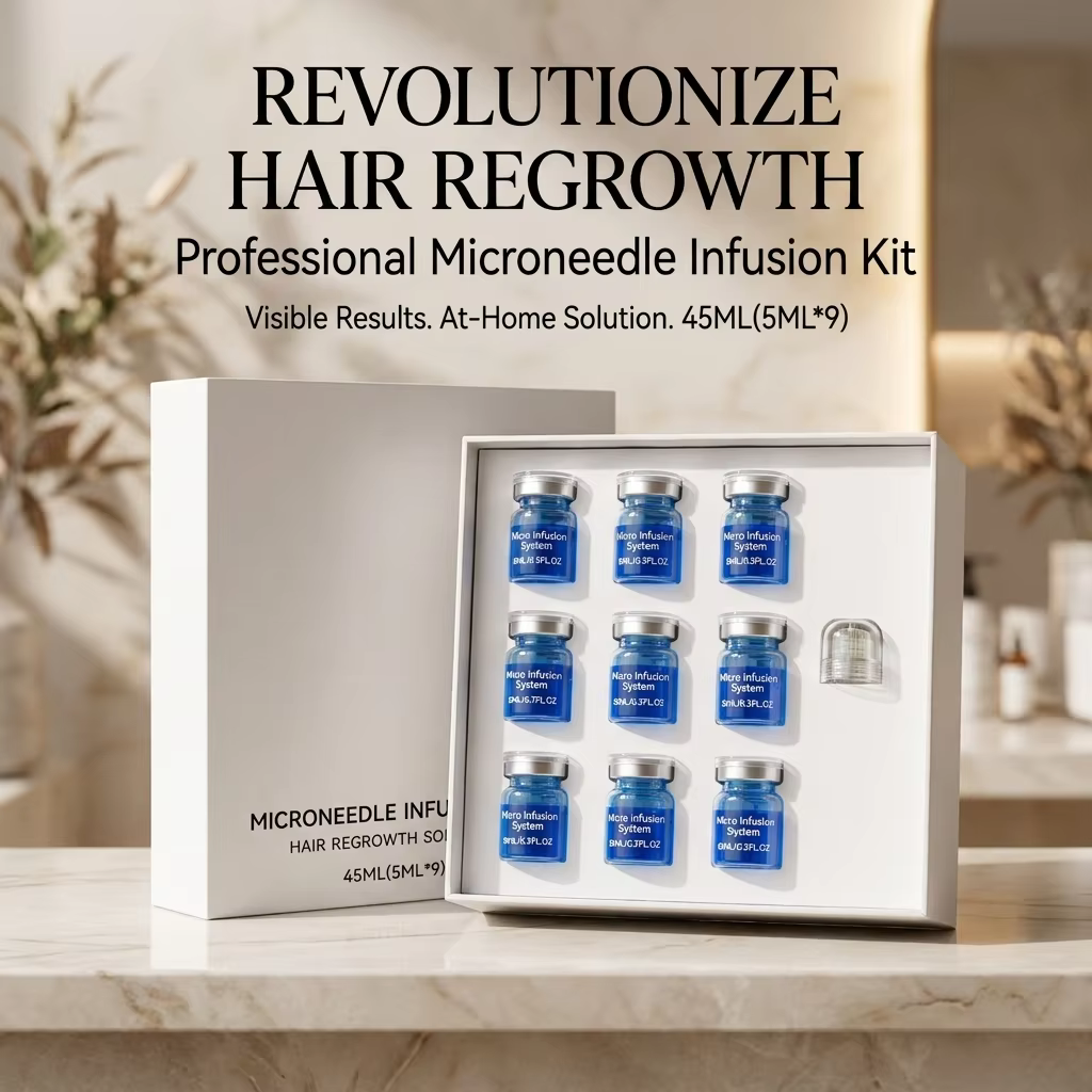 Kit de repousse des cheveux par micro-aiguilles