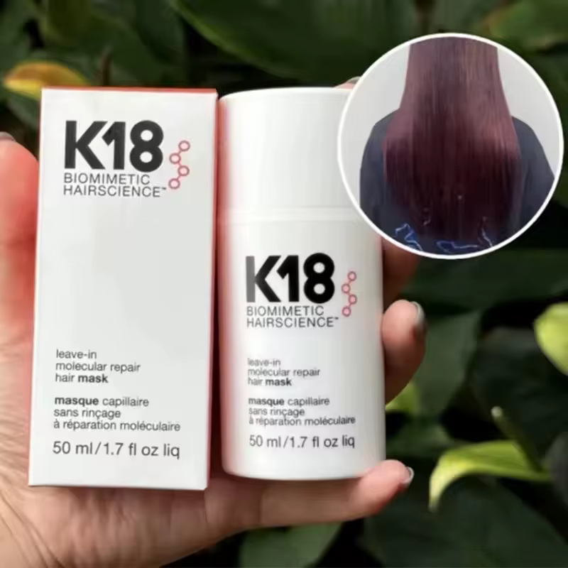 Masque capillaire réparateur à la kératine moléculaire K18 sans rinçage 50 ml