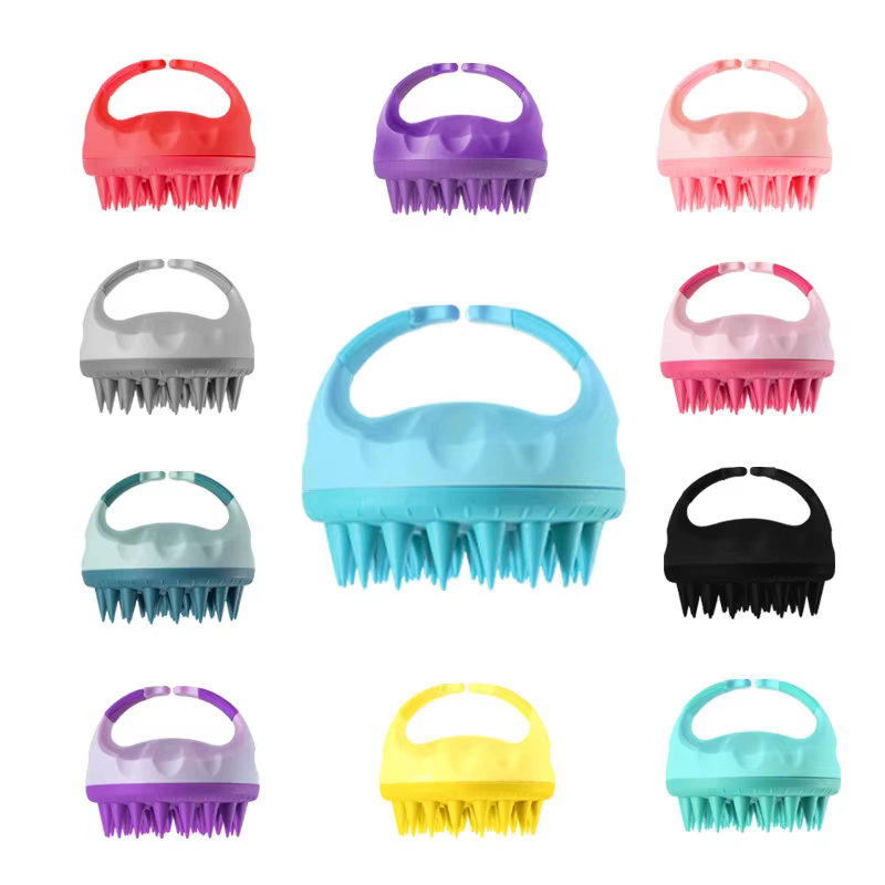 Brosse de massage de la tête en silicone