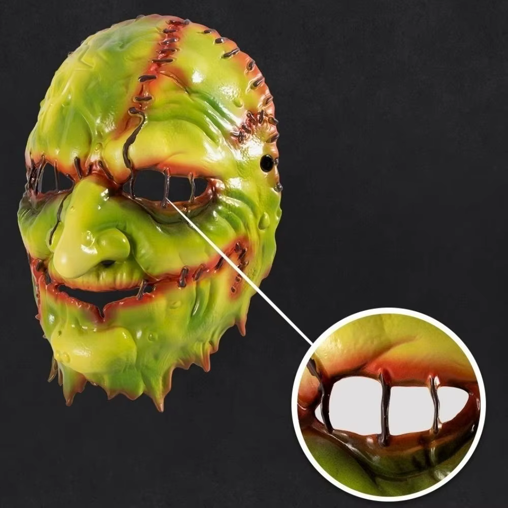 Cicatrice de sang Halloween masque de sorcière masque de mascarade masque de forêt sombre Cosplay vieil homme visage effrayant tueur diable masque