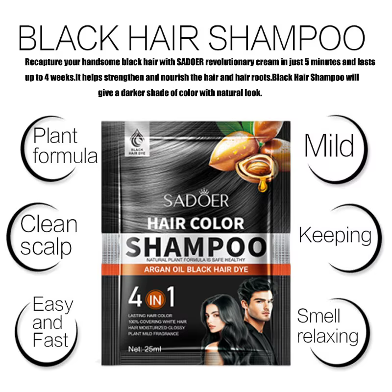 Shampoing de traitement des cheveux gris et blanc