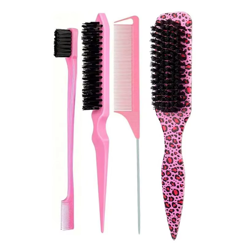 Brosse à cheveux à poils pour coiffure slick back