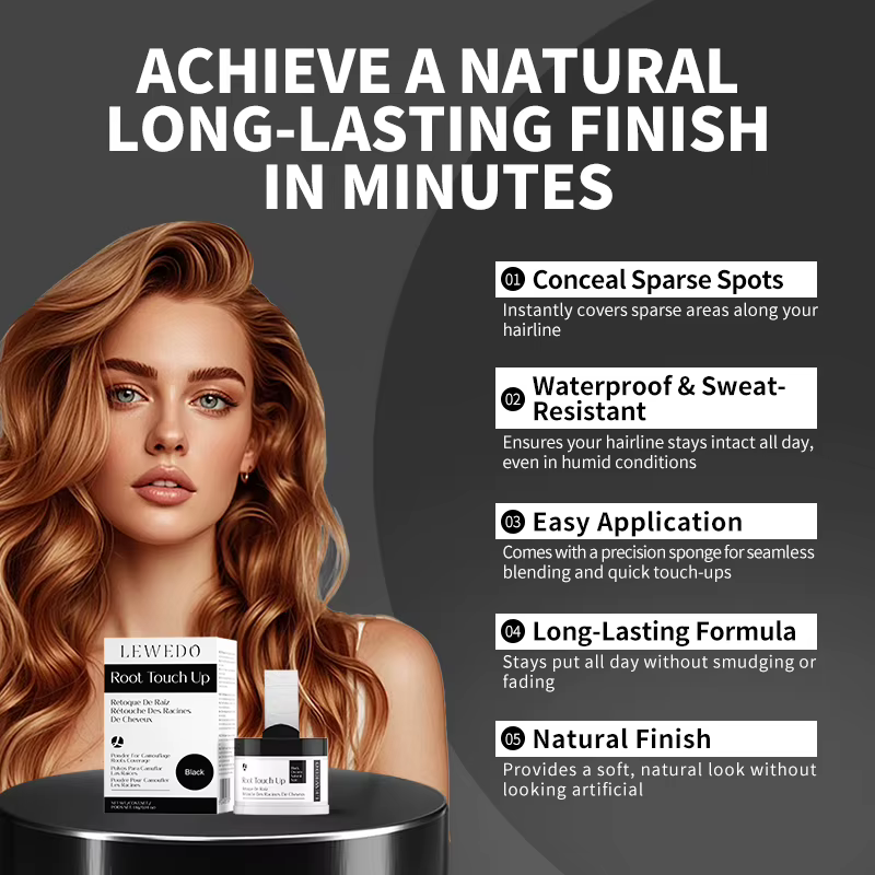 Poudre de contour pour la ligne des cheveux
