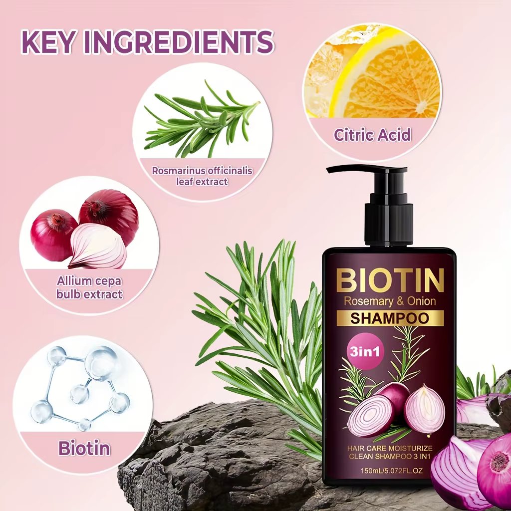 Shampoing 3 en 1 à la biotine