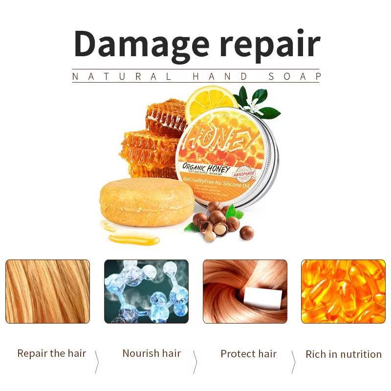 Shampoo au miel naturel