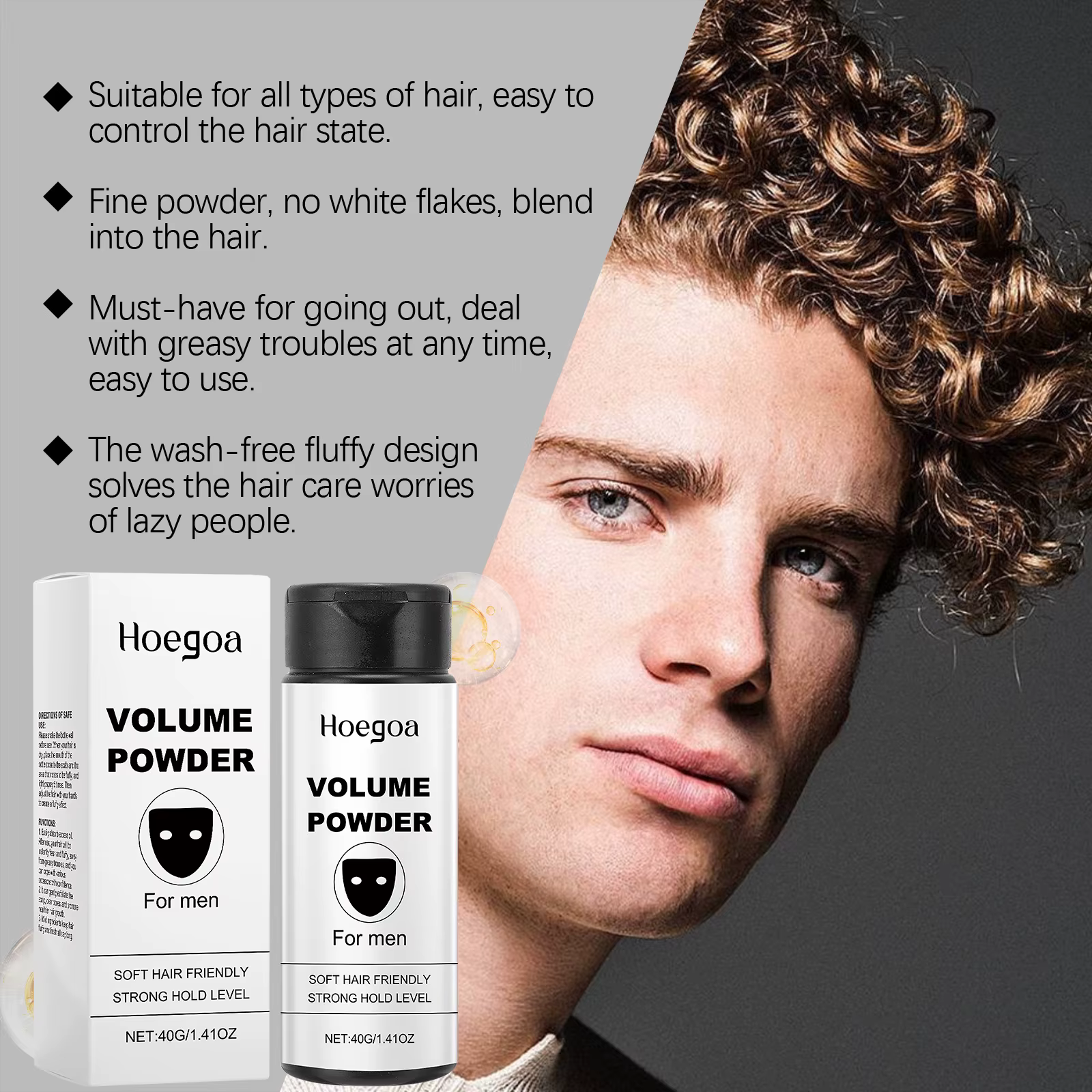 Poudre volumisante pour cheveux