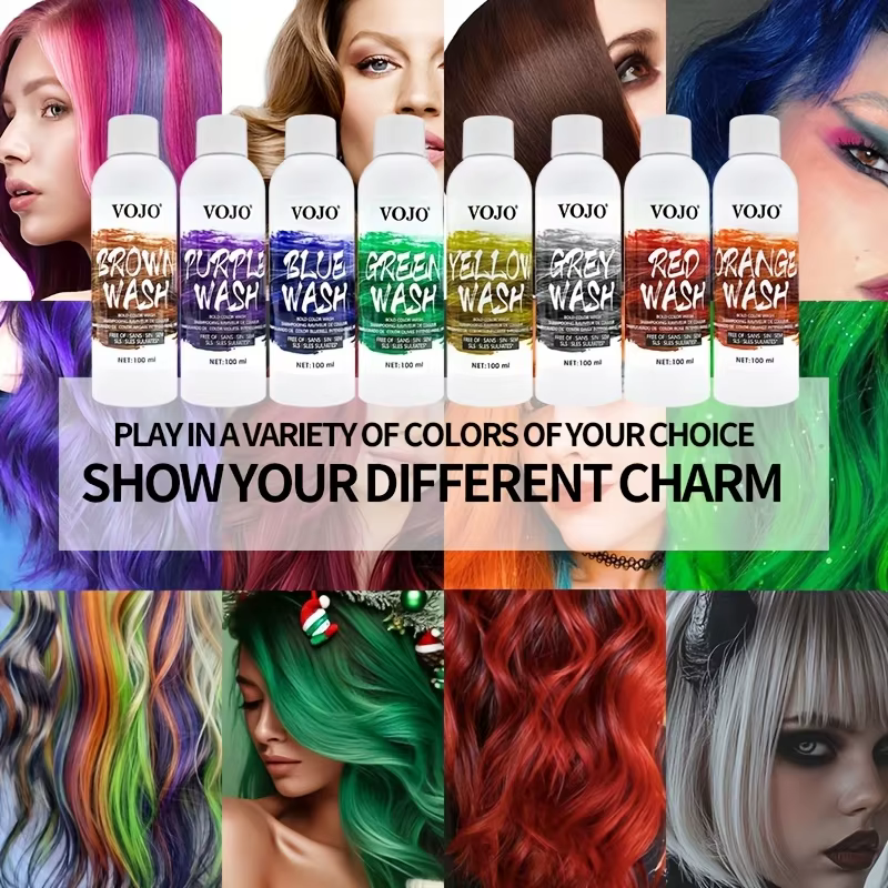 Shampooing Teinture Cheveux Semi-Permanent