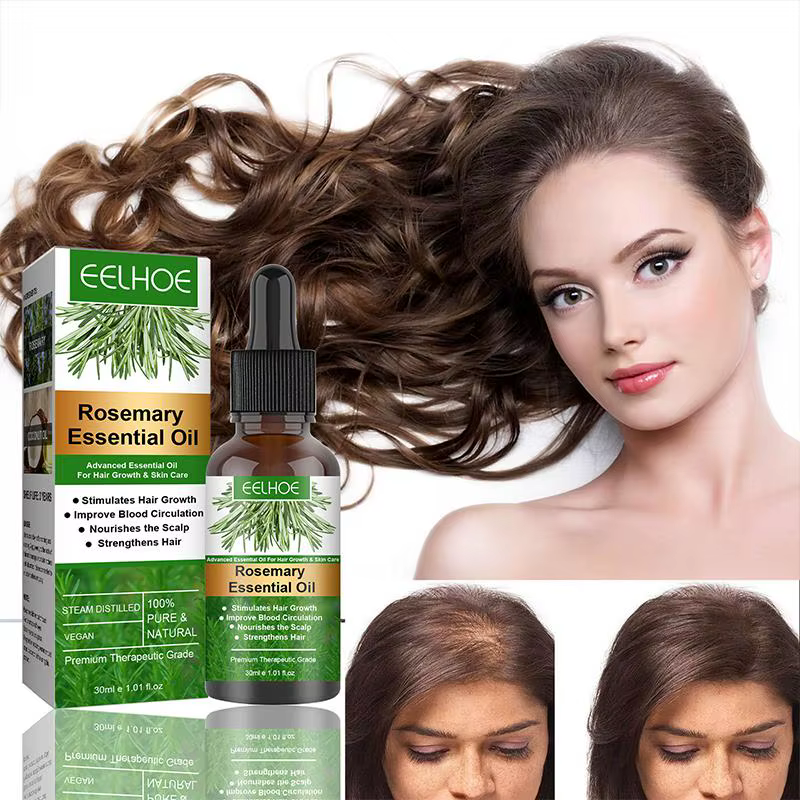 Huile essentielle de romarin pour la croissance des cheveux