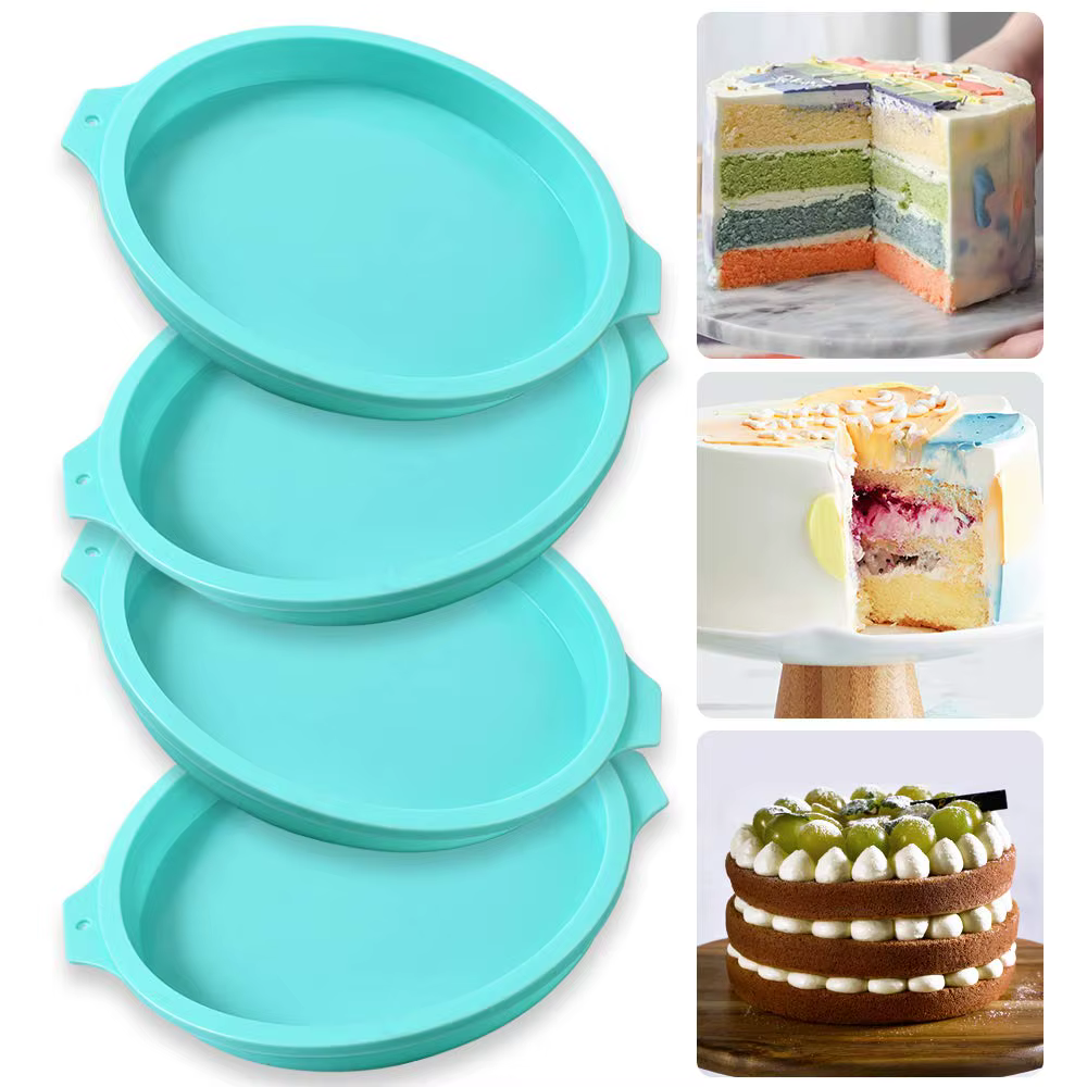 Moule à gâteau rond en Silicone, Mousse au chocolat, moule à gâteau rond, bricolage, outils de cuisson de gâteaux à Dessert