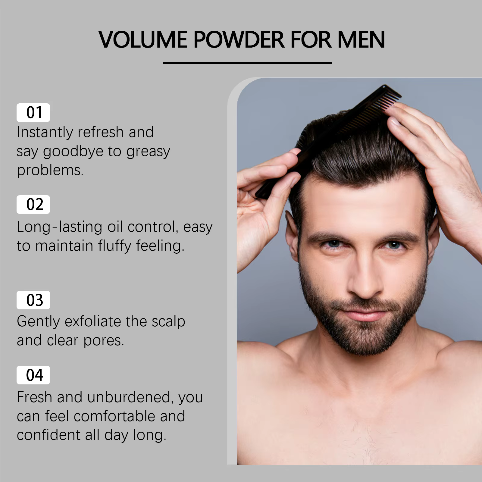 Shampoing sec volumisant en poudre