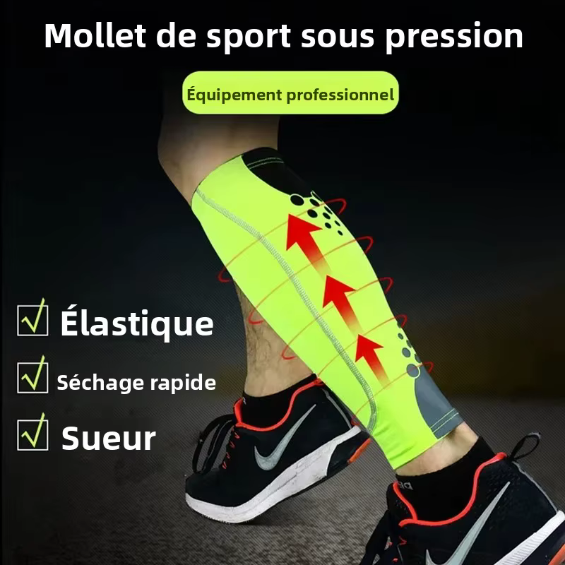 Manchons de compression sportifs pour mollets, pour la course et le cyclisme - Chaussettes de compression pour soulager les douleurs liées aux périostites tibiales et aux varices, pour les coureurs