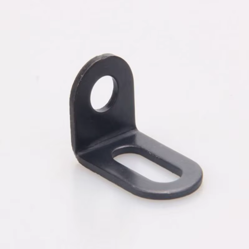 Attaches d'angle en métal noir en forme de L, 10 pièces, supports de montage à angle droit