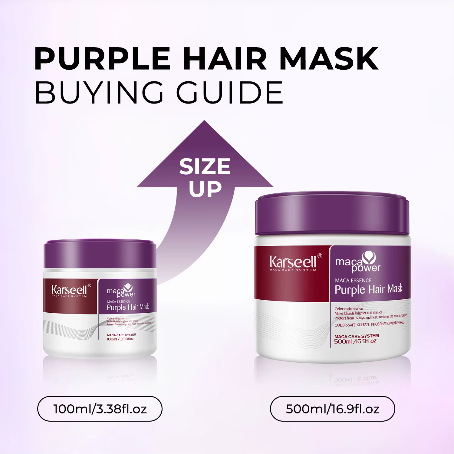 Karseell – masque capillaire violet professionnel
