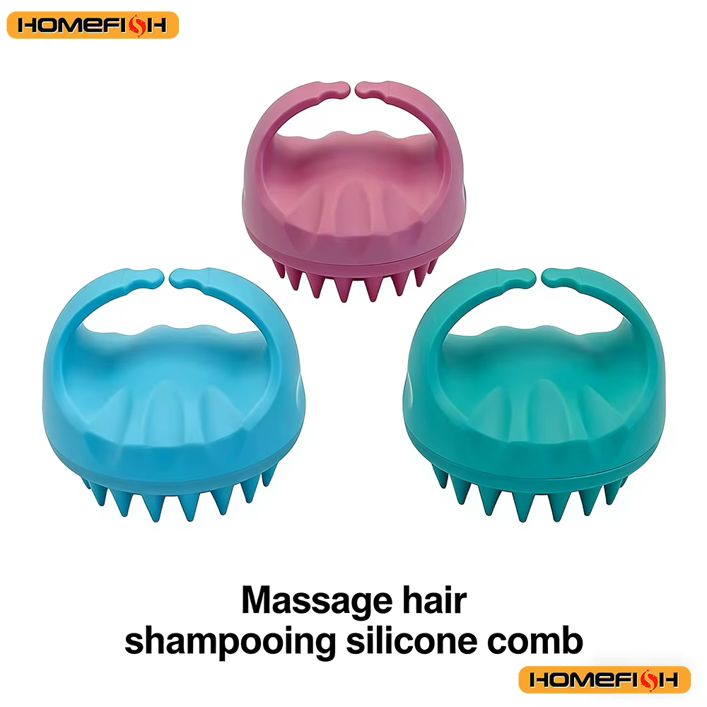 Brosse de massage pour shampoing nettoyant - Conception de la poignée