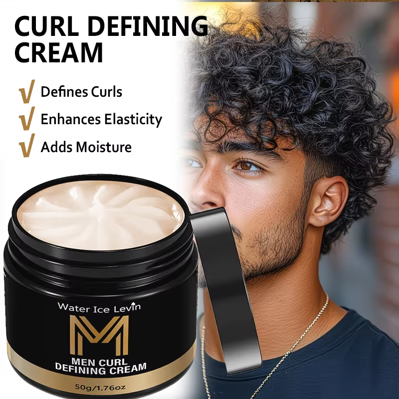 Crème définissante pour boucles Water Ice Levin pour hommes