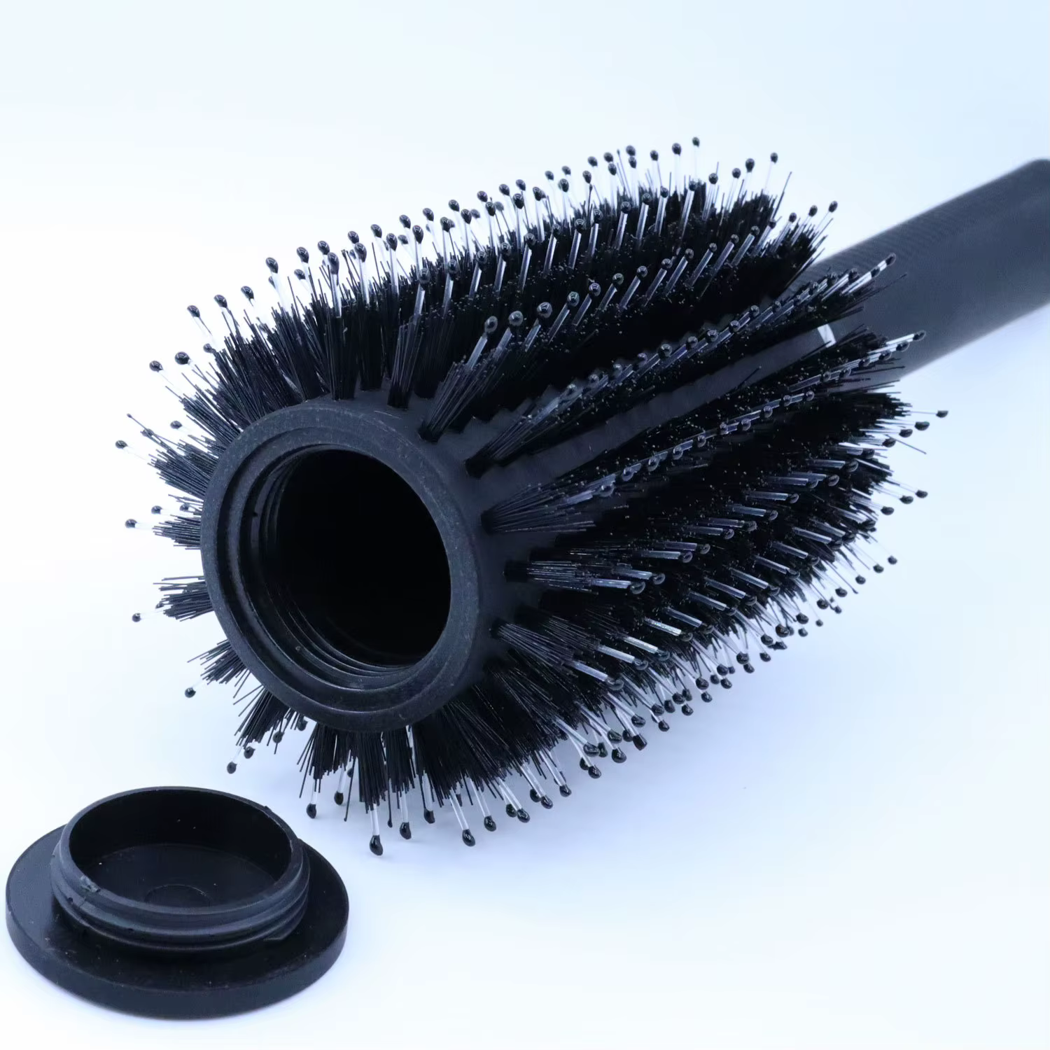 Peigne à cheveux caché démêlant argent brosse