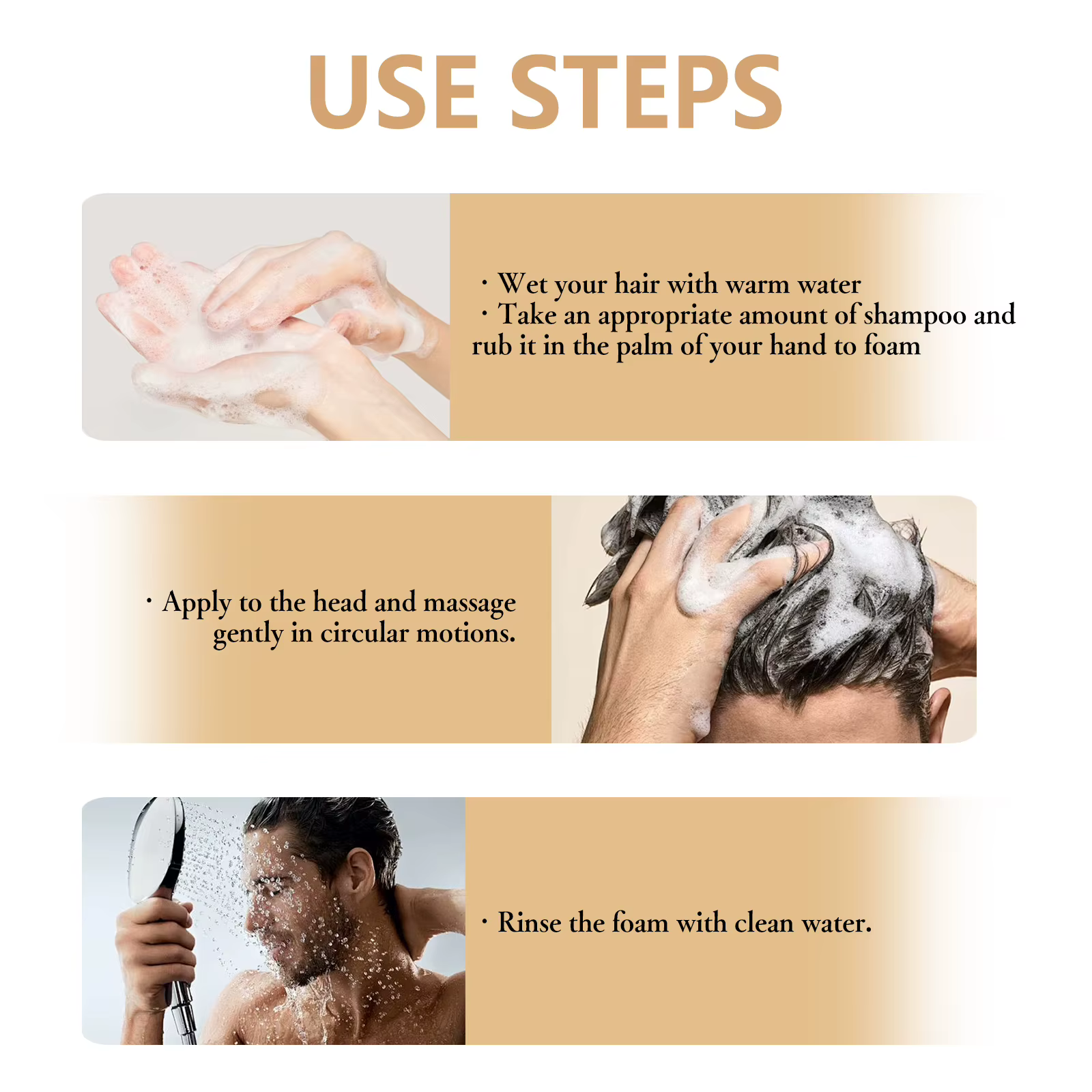 Shampoing volumisant pour le soin du cuir chevelu