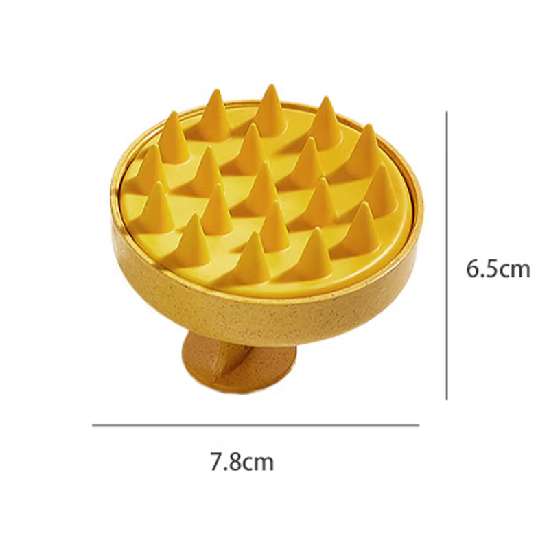 Peigne de massage du cuir chevelu en silicone