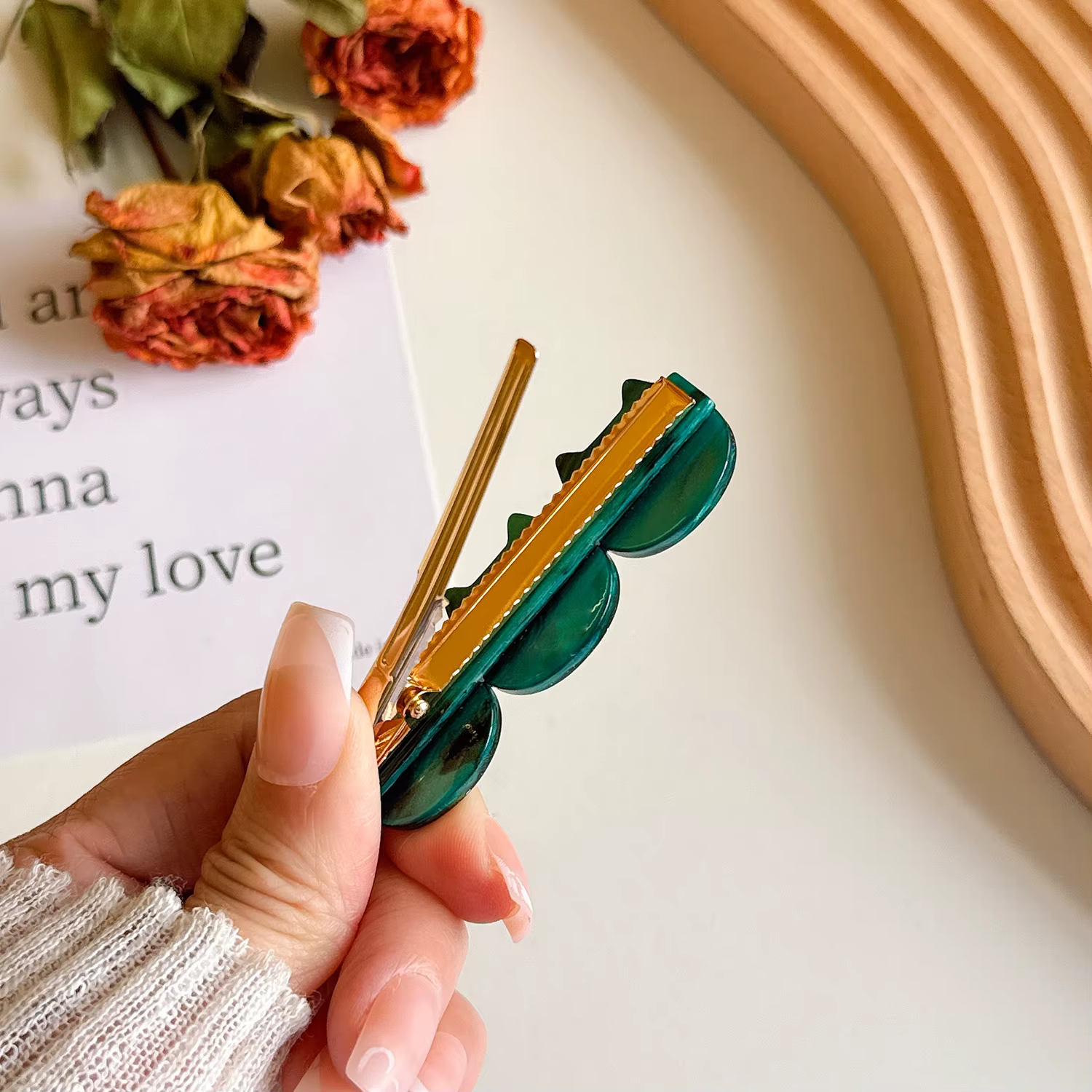 Barrettes Rétro en Acétate Motif Léopard pour Femmes – Nouveaux Pinces à Cheveux Tendance – Accessoires de Mode