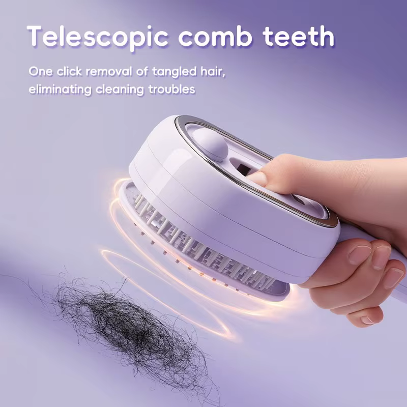 Brosse à cheveux électrique pulvérisatrice