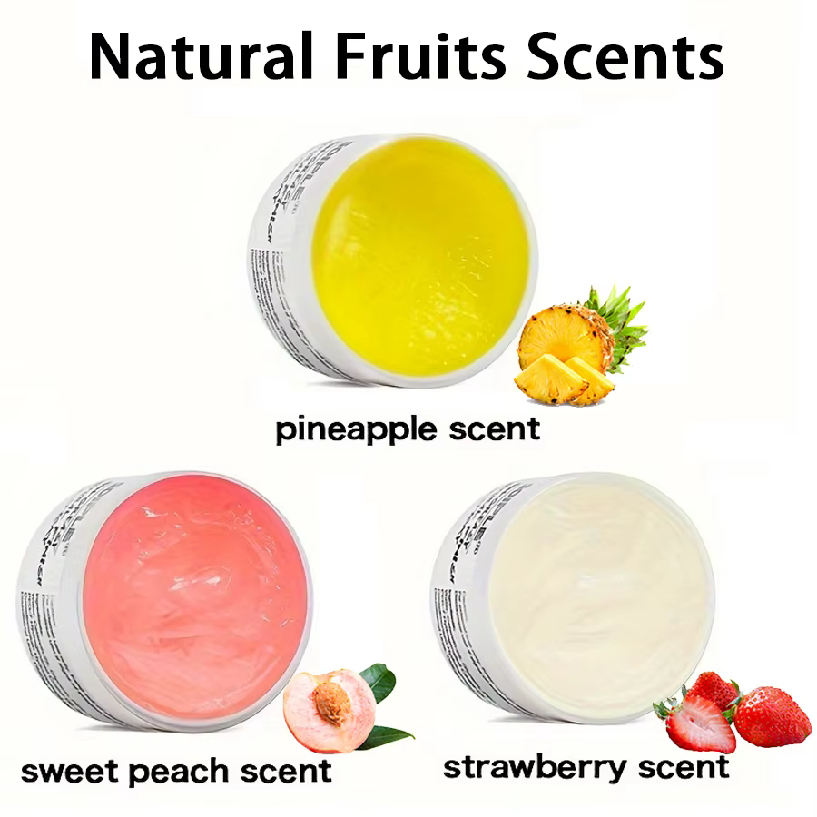 GOIPLE 30G contrôle des bords pour boucles 4C crème coiffante pour cheveux domine cassé et fixe Bang pommade Mini petit