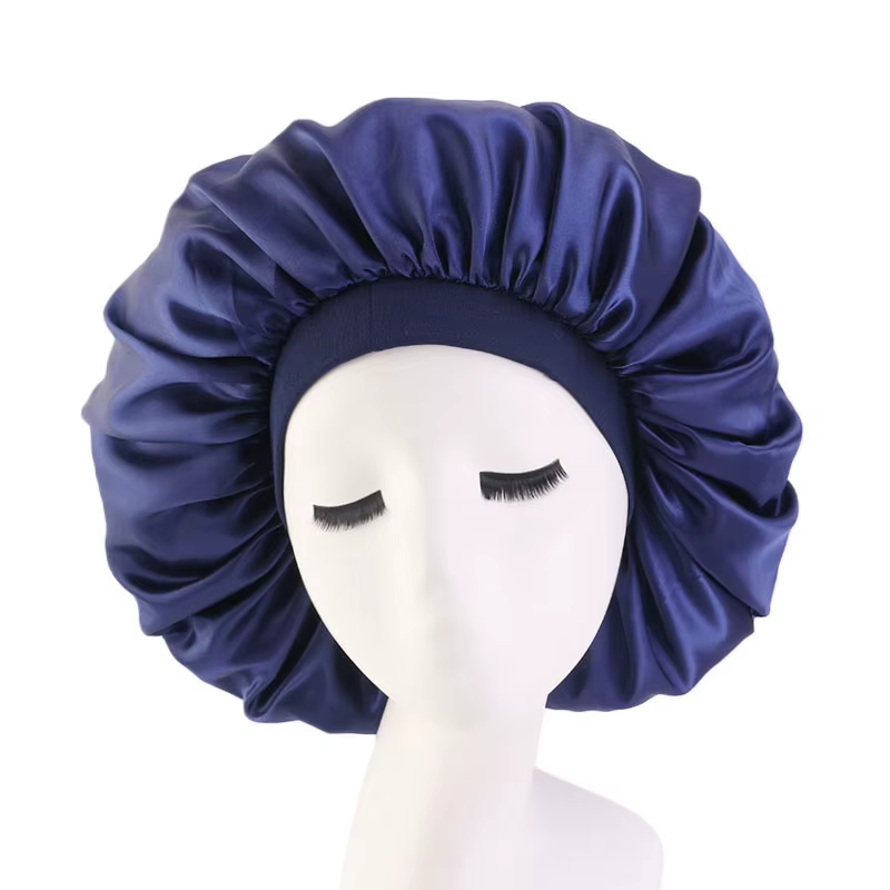 Bonnet de nuit en Satin Extra Large pour femmes