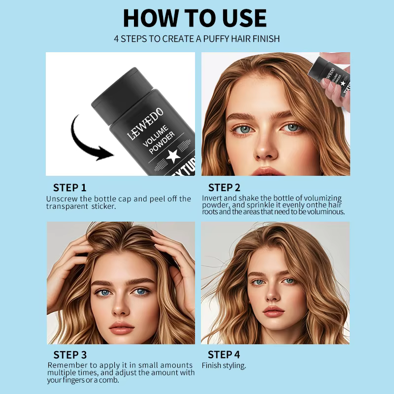 Poudre volumisante pour cheveux