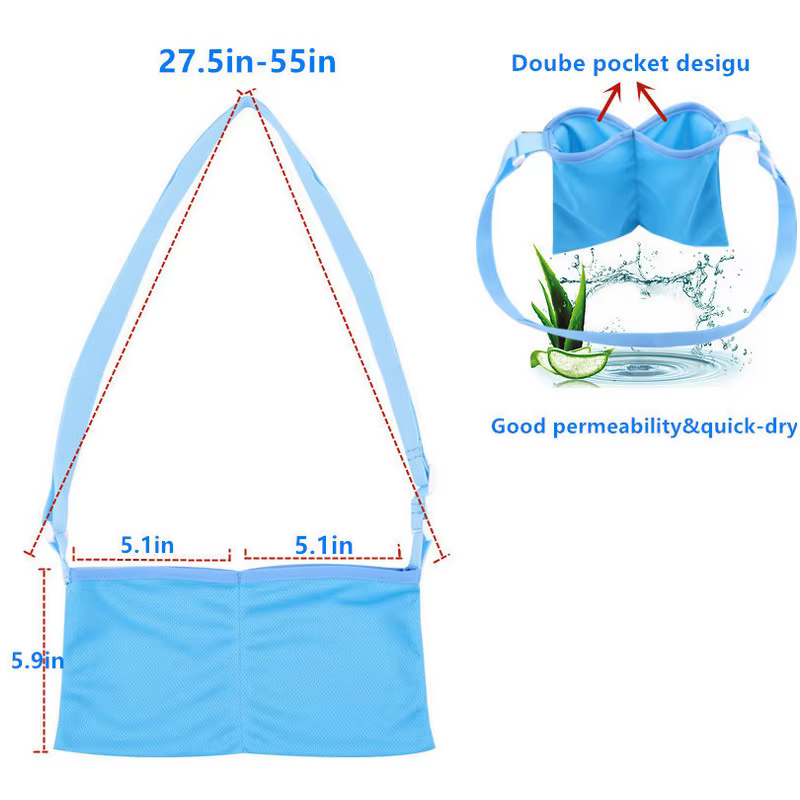 Support de vidange post-opératoire réglable pour mastectomie, Kit de soins de récupération post-chirurgicale